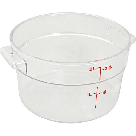 Cambro Container Clear Rd 2Qt For  - Part# Rfscw2135 RFSCW2135